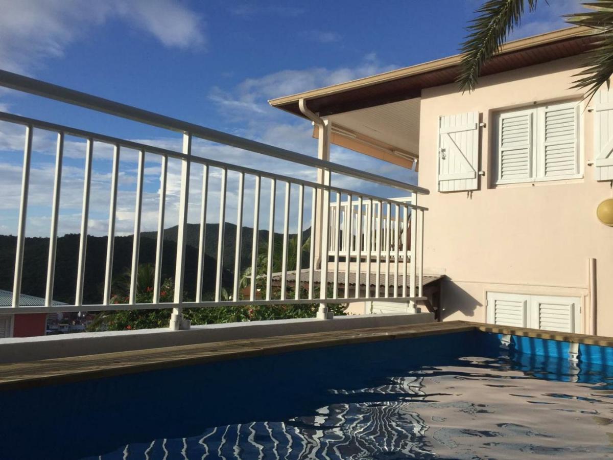 Rose Phoenix Rez-De-Jardin Piscine Et Vue Mer Les Anses-d'Arlets Εξωτερικό φωτογραφία