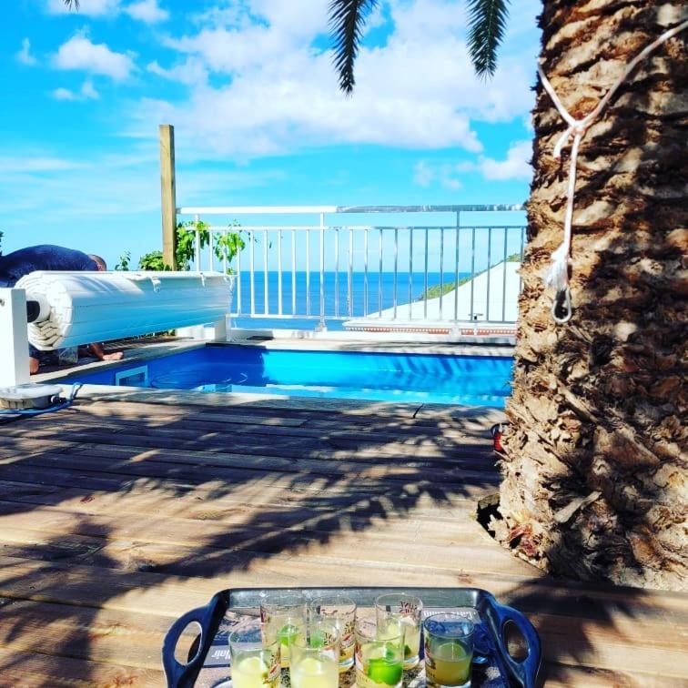 Rose Phoenix Rez-De-Jardin Piscine Et Vue Mer Les Anses-d'Arlets Εξωτερικό φωτογραφία